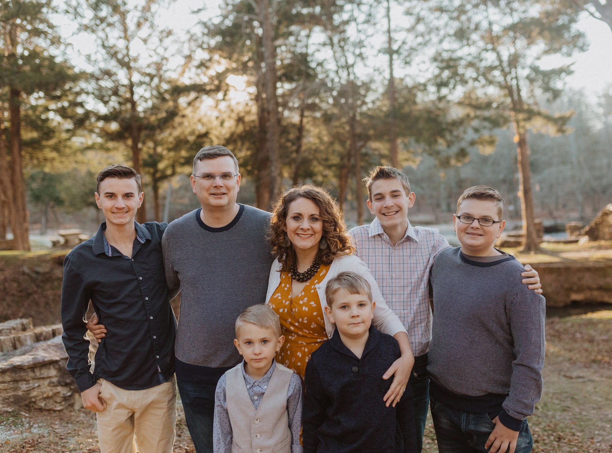 Amy with her family